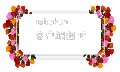 nslookup客户端超时nslookup使用哪个端口